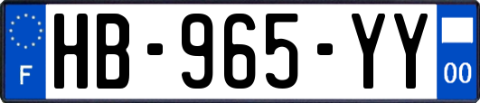 HB-965-YY