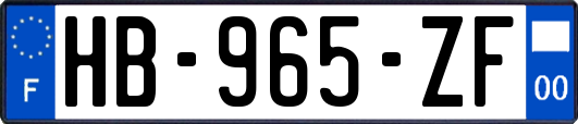 HB-965-ZF