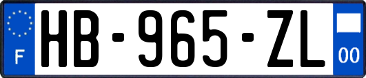 HB-965-ZL