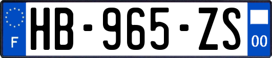 HB-965-ZS