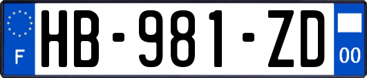 HB-981-ZD