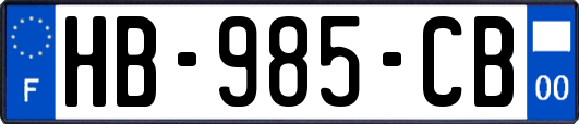 HB-985-CB