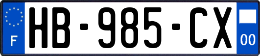 HB-985-CX