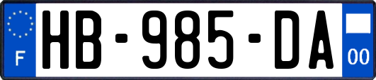 HB-985-DA