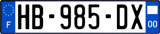 HB-985-DX