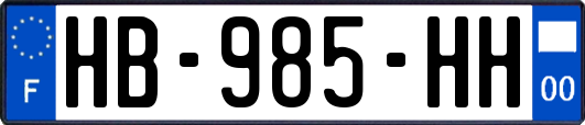 HB-985-HH