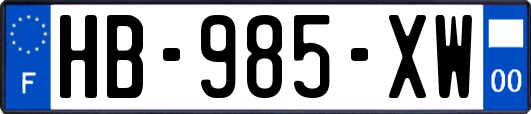 HB-985-XW