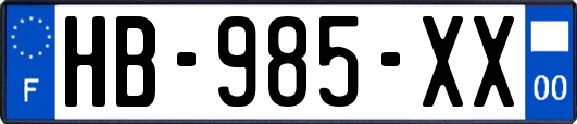HB-985-XX