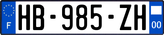 HB-985-ZH