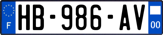 HB-986-AV