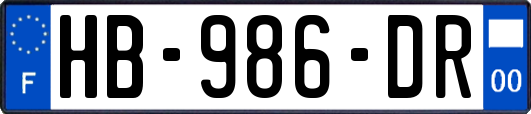 HB-986-DR