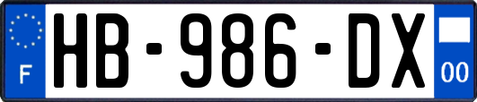 HB-986-DX