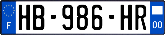 HB-986-HR