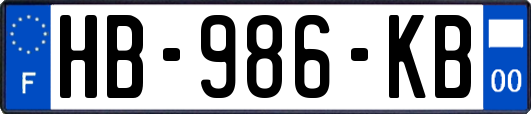 HB-986-KB