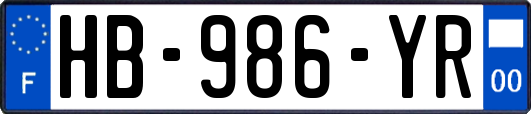 HB-986-YR