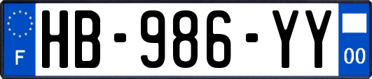 HB-986-YY