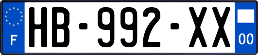 HB-992-XX