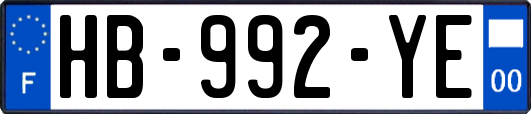 HB-992-YE