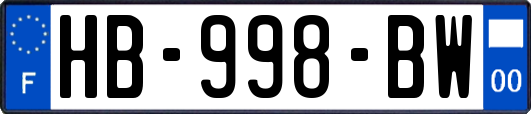 HB-998-BW