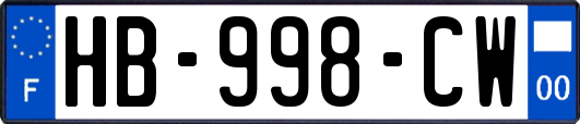 HB-998-CW