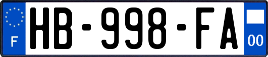 HB-998-FA