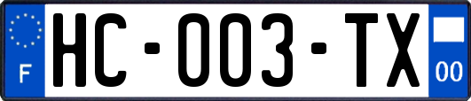 HC-003-TX