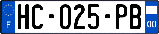 HC-025-PB