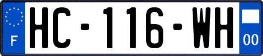 HC-116-WH