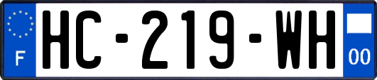 HC-219-WH