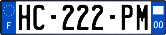 HC-222-PM