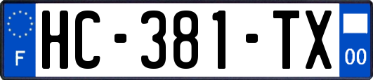 HC-381-TX