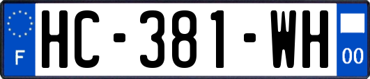HC-381-WH