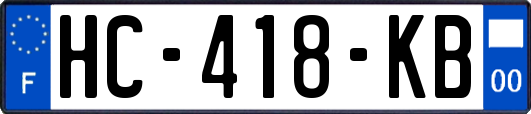 HC-418-KB
