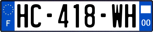 HC-418-WH