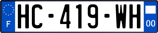 HC-419-WH