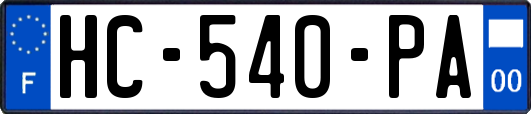 HC-540-PA