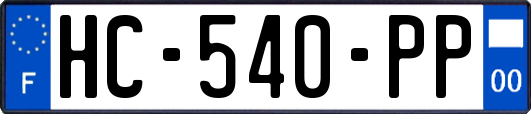 HC-540-PP