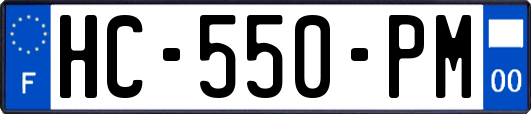HC-550-PM