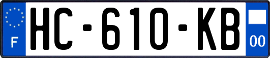 HC-610-KB