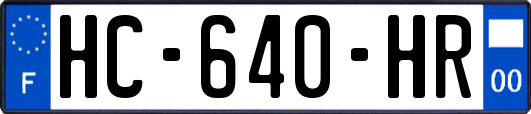 HC-640-HR