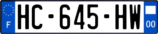 HC-645-HW