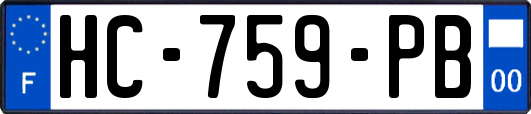 HC-759-PB