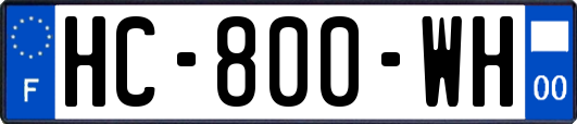 HC-800-WH