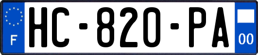 HC-820-PA
