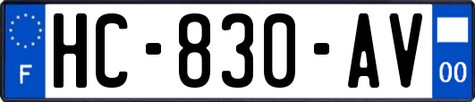 HC-830-AV