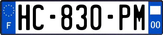 HC-830-PM