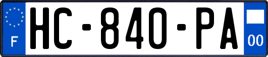 HC-840-PA