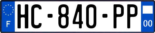 HC-840-PP