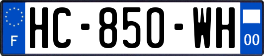 HC-850-WH