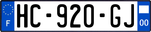 HC-920-GJ